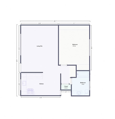 this is a floor plan of a house with roommates
